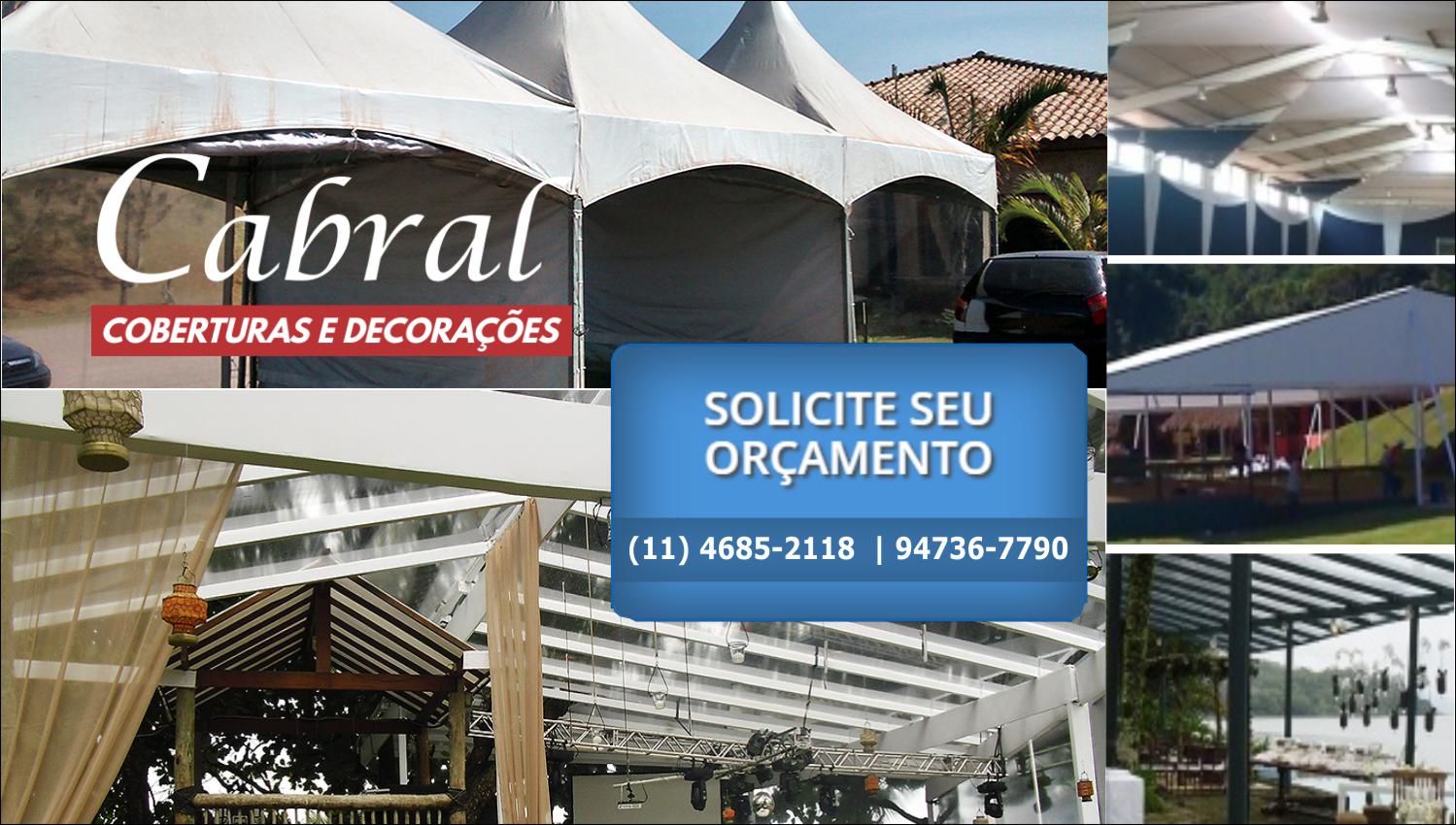 Aluguel de Coberturas Para Festas e Eventos em São Paulo e Região |Cabral Coberturas