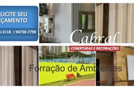 Fechamentos e Cortinados Para Eventos – Cabral Coberturas