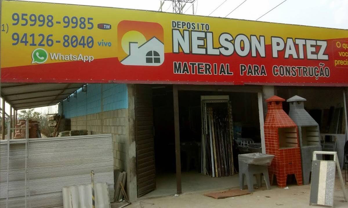 depósito de materiais de construção no Jd São Marcos - Embu das Artes - Depósito Patez