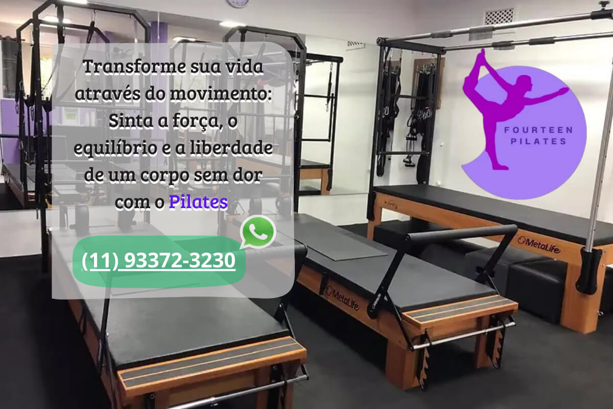Transforme sua vida atraves do movimento Sinta a forca o equilibrio e a liberdade de um corpo sem dor com o Studio Fourteen Pilates